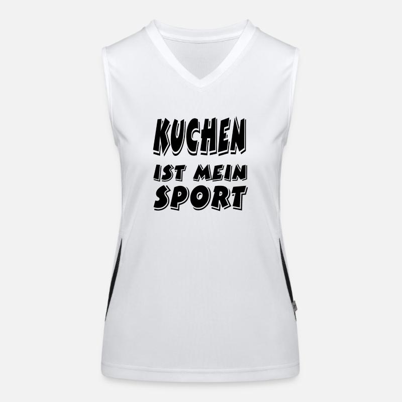 Kuchen Funktionelles Kontrast-Tank Top für Frauen
