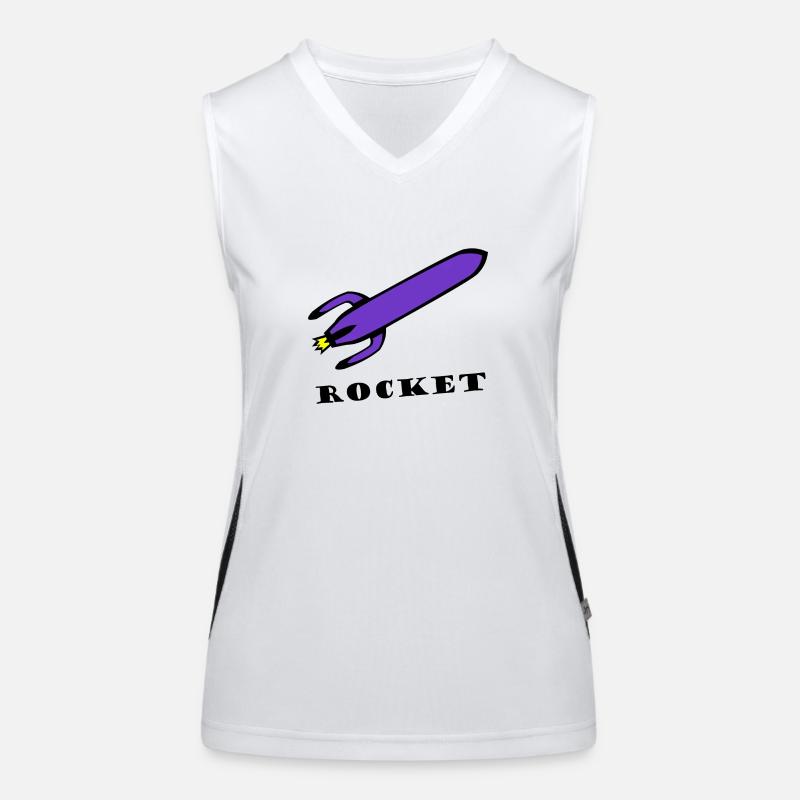 La fusée rapide Débardeur respirant contrasté Femme