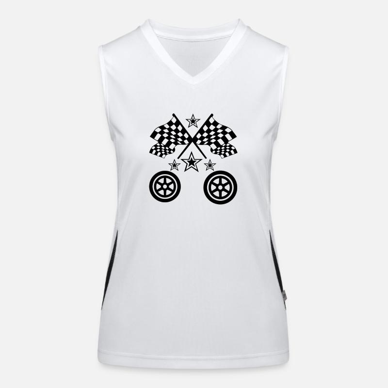 Auto Funktionelles Kontrast-Tank Top für Frauen