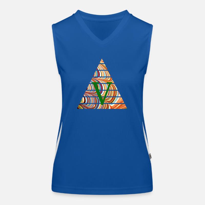 Triangle E 56 V Débardeur respirant contrasté Femme