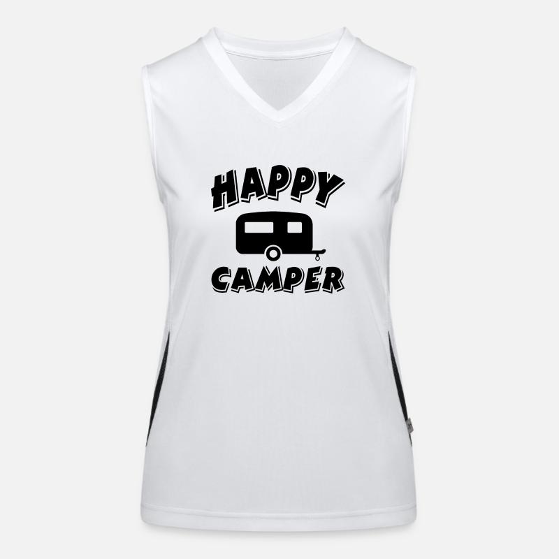 Camper Funktionelles Kontrast-Tank Top für Frauen