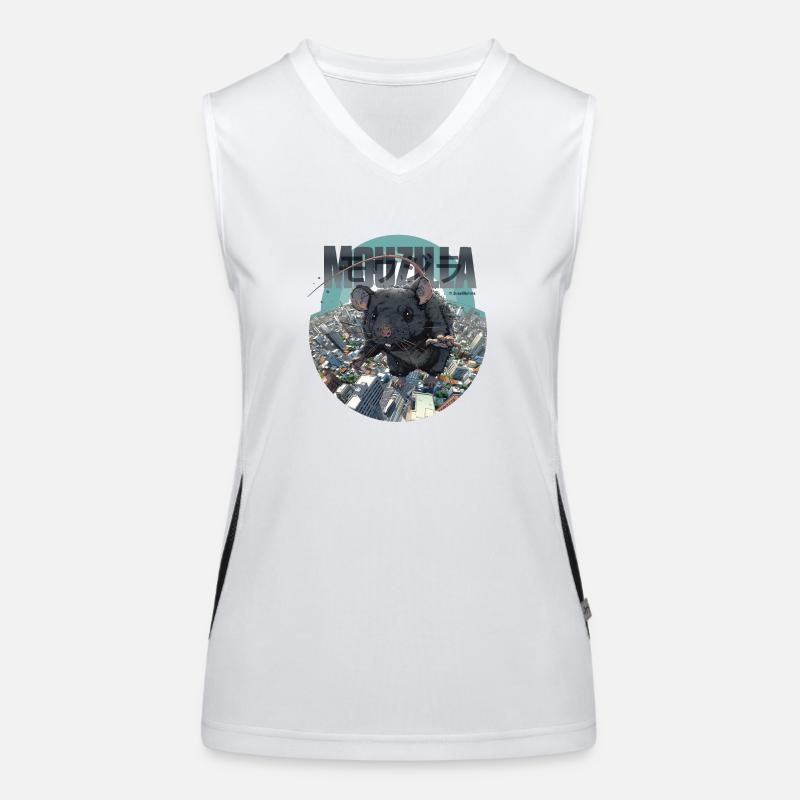 MOUZILLA Women's Functional Contrast Tank Top