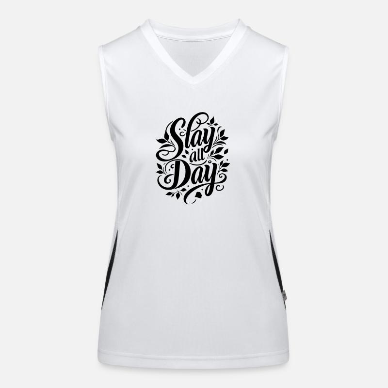 Conception de Slay All Day Débardeur respirant contrasté Femme
