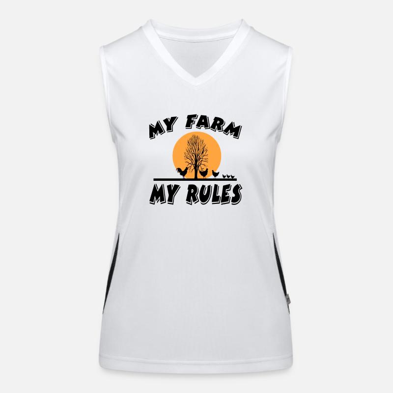 Ferme Débardeur respirant contrasté Femme