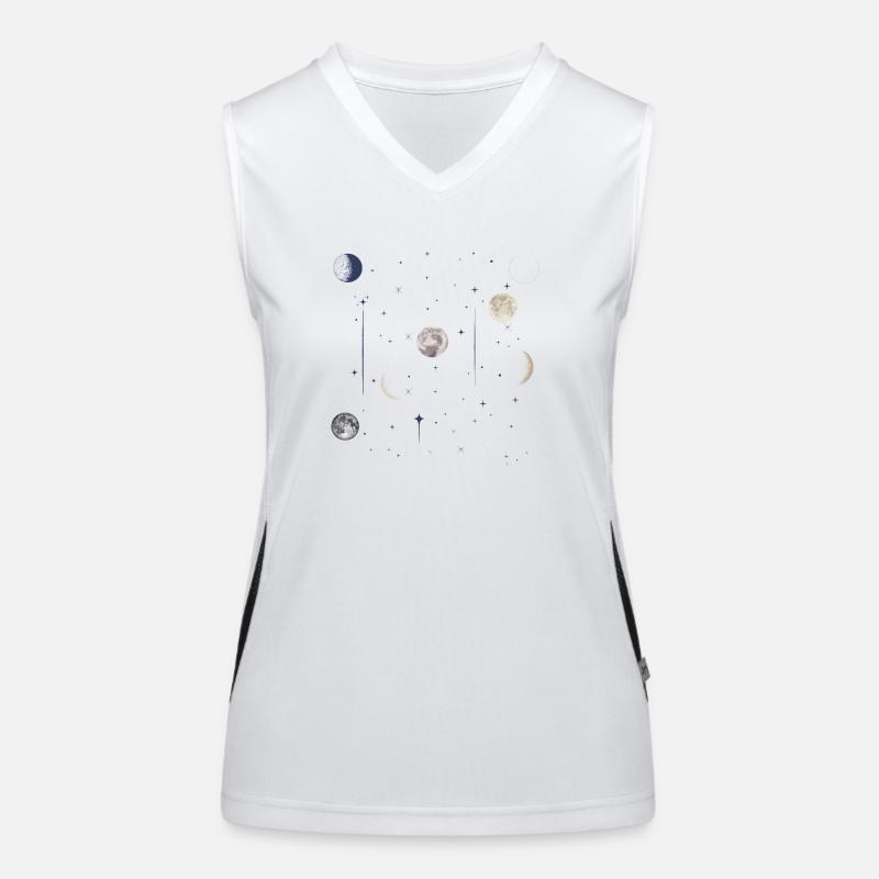 lune astrologie Céleste Débardeur respirant contrasté Femme