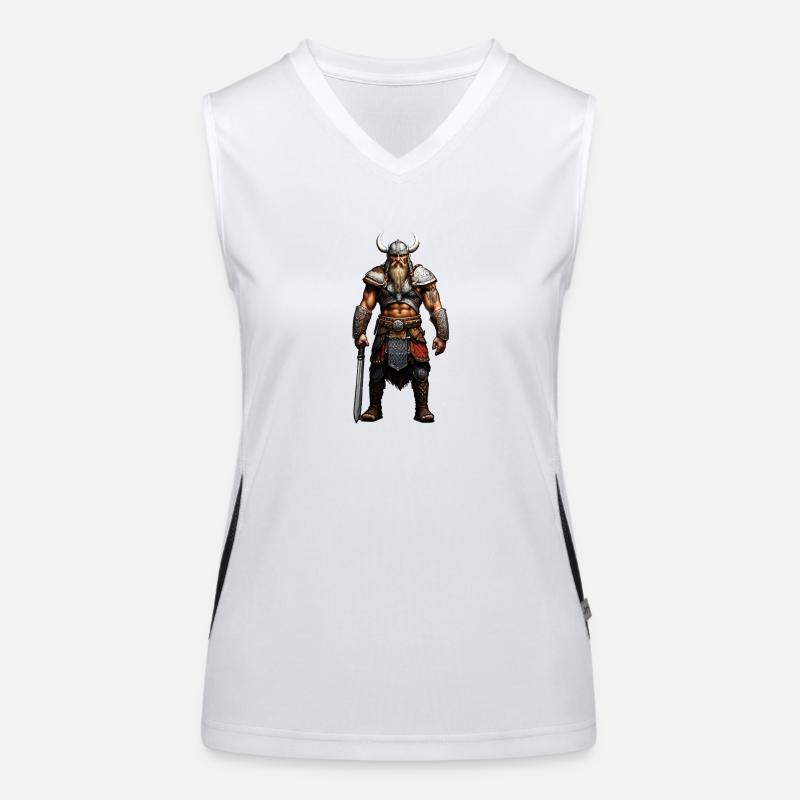 Viking Warrior Valhalla Women's Functional Contrast Tank Top