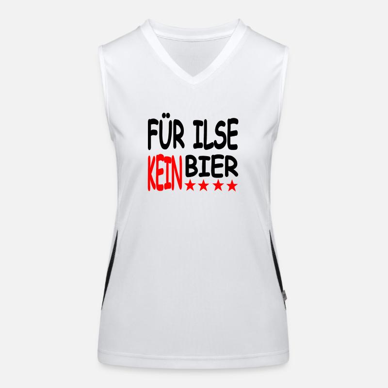Bier Funktionelles Kontrast-Tank Top für Frauen