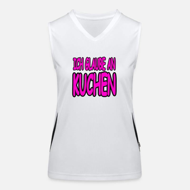 Kuchen Funktionelles Kontrast-Tank Top für Frauen