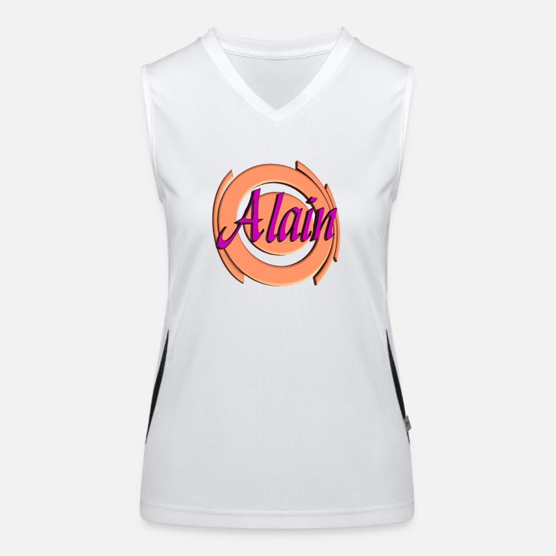alain2 Funktionelles Kontrast-Tank Top für Frauen