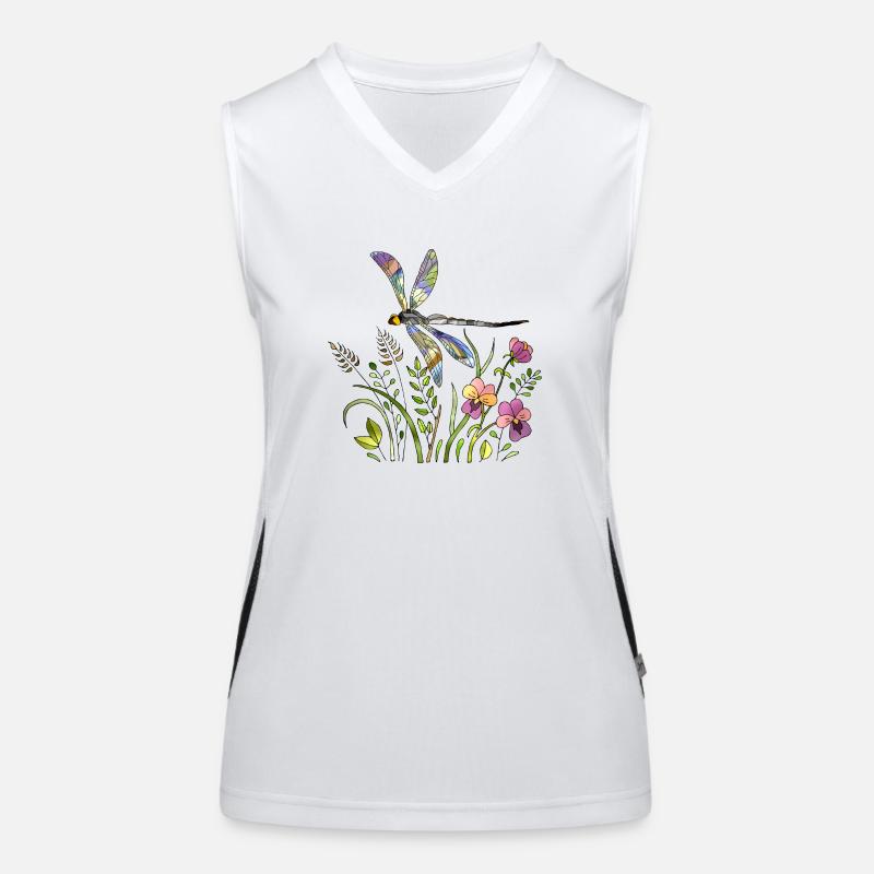 Libellule Débardeur respirant contrasté Femme