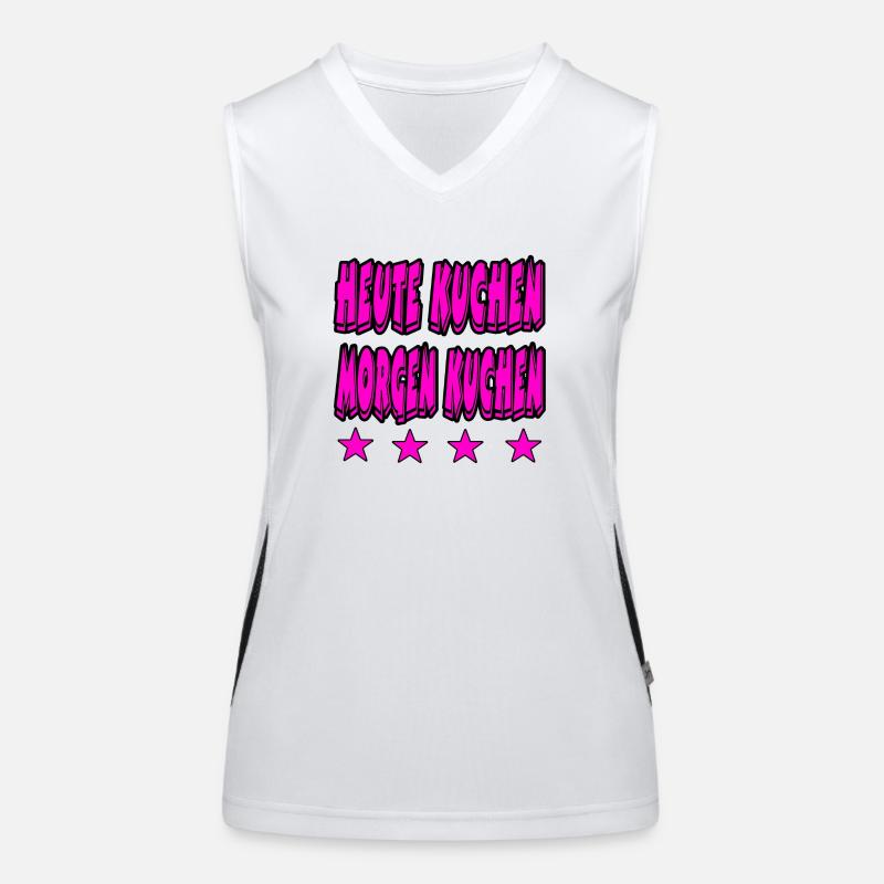 Kuchen Funktionelles Kontrast-Tank Top für Frauen