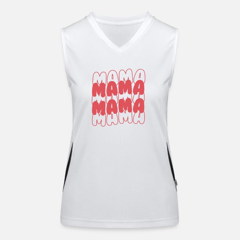 Mama Mama Funktionelles Kontrast-Tank Top für Frauen