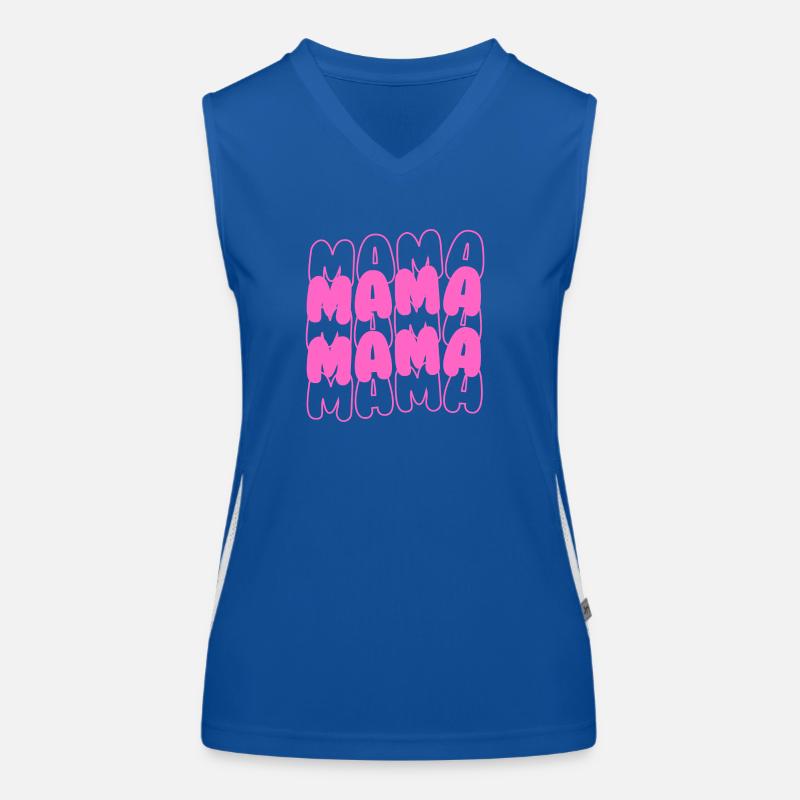 Mama Mama Funktionelles Kontrast-Tank Top für Frauen