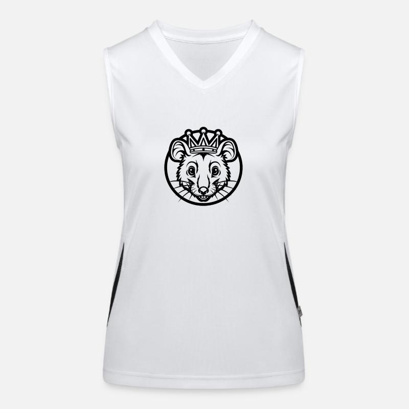 Monarch of Mouse Silence Women's Functional Contrast Tank Top