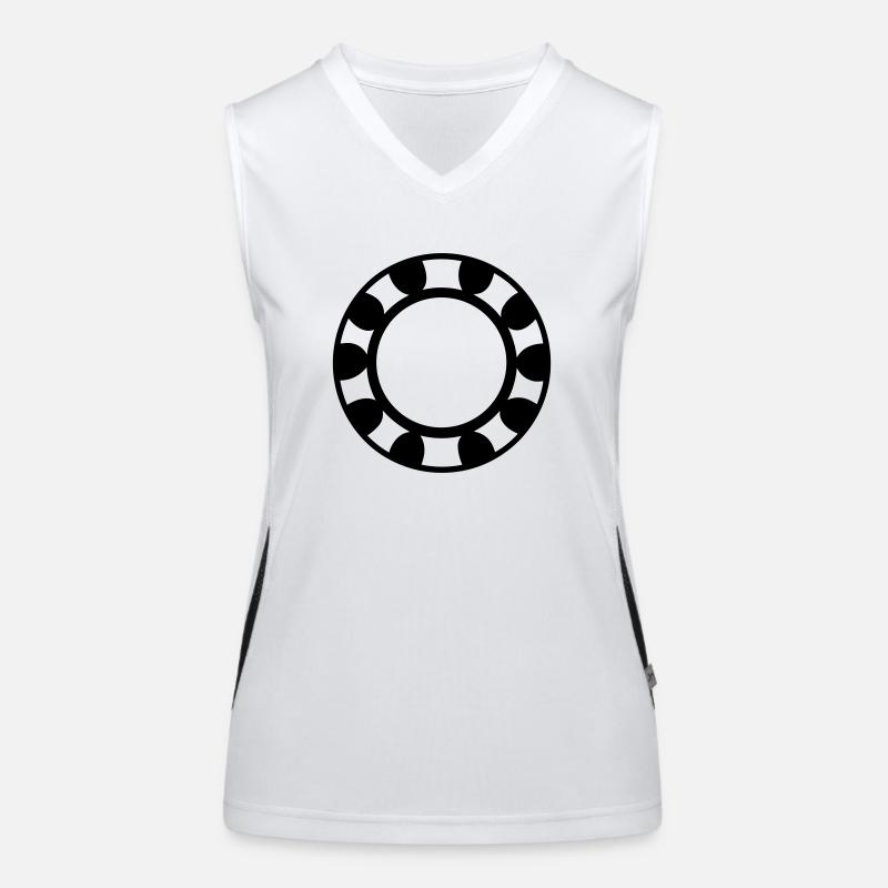 Poker Chip Women's Functional Contrast Tank Top