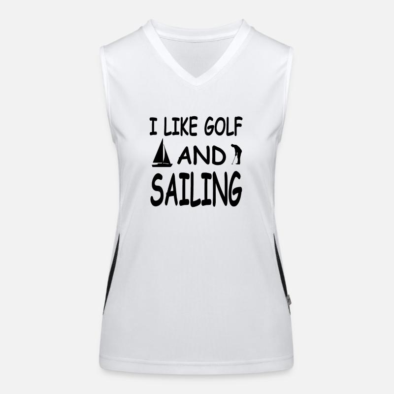 Golfe Débardeur respirant contrasté Femme
