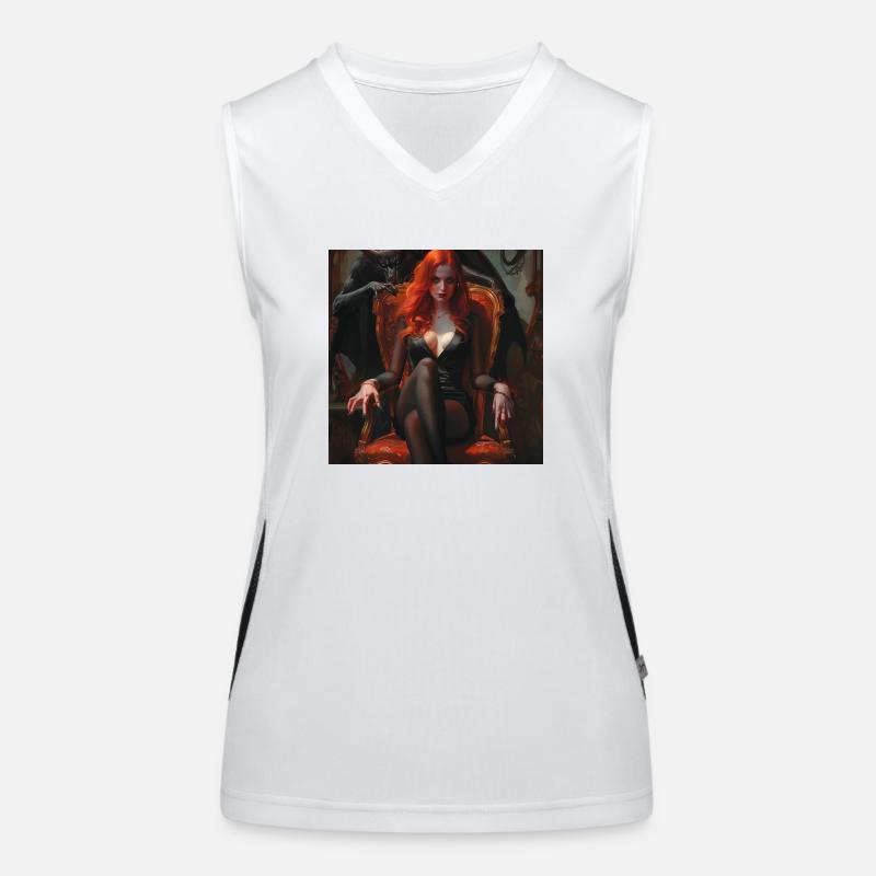 Devil Funktionelles Kontrast-Tank Top für Frauen