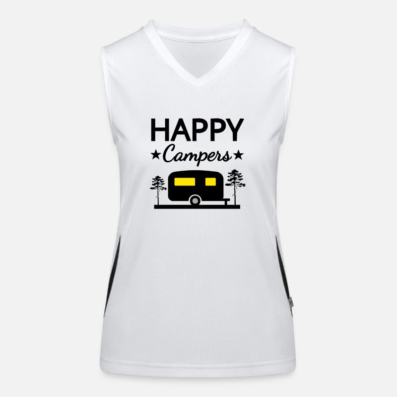 Camper Funktionelles Kontrast-Tank Top für Frauen