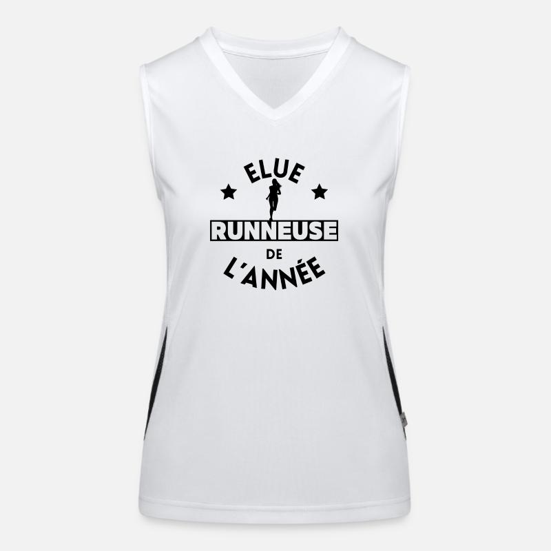 Élue runneuse de l année Débardeur respirant contrasté Femme