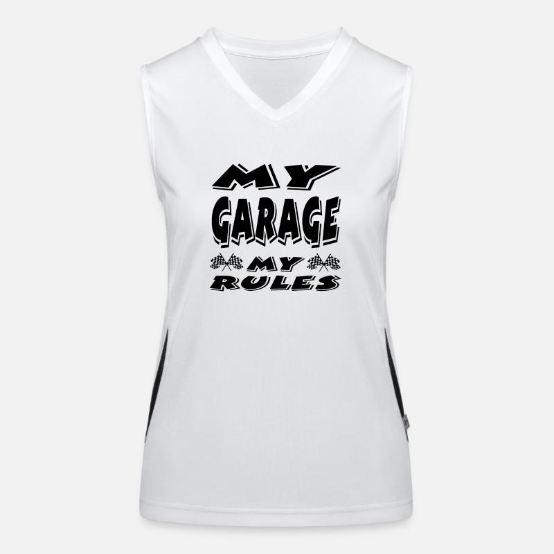 Garage Funktionelles Kontrast-Tank Top für Frauen