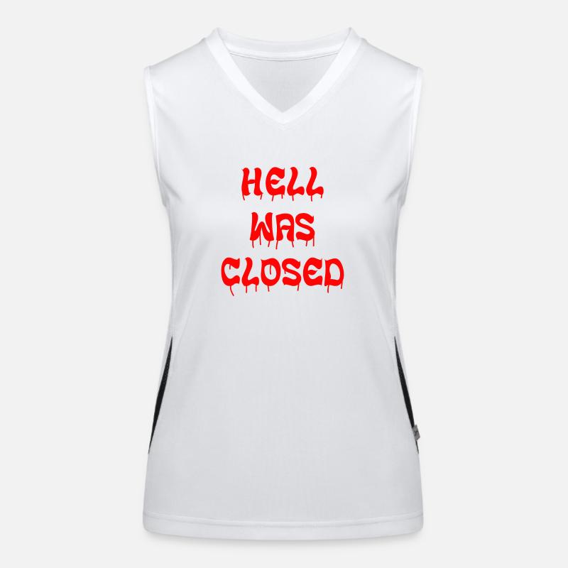 Hell Was Closed Women's Functional Contrast Tank Top