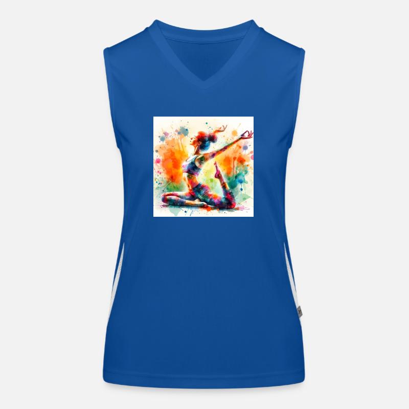 Yoga Exercise Women's Functional Contrast Tank Top