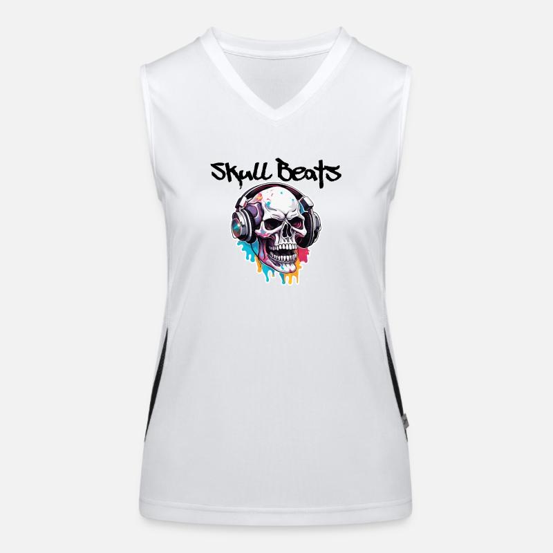 Kopfhörer / Audio / Musik / Klang / cool Funktionelles Kontrast-Tank Top für Frauen