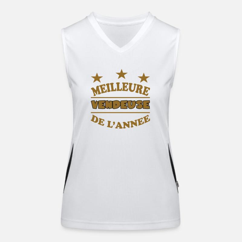 MEILLEURE VENDEUSE DE 'LANNEE Débardeur respirant contrasté Femme