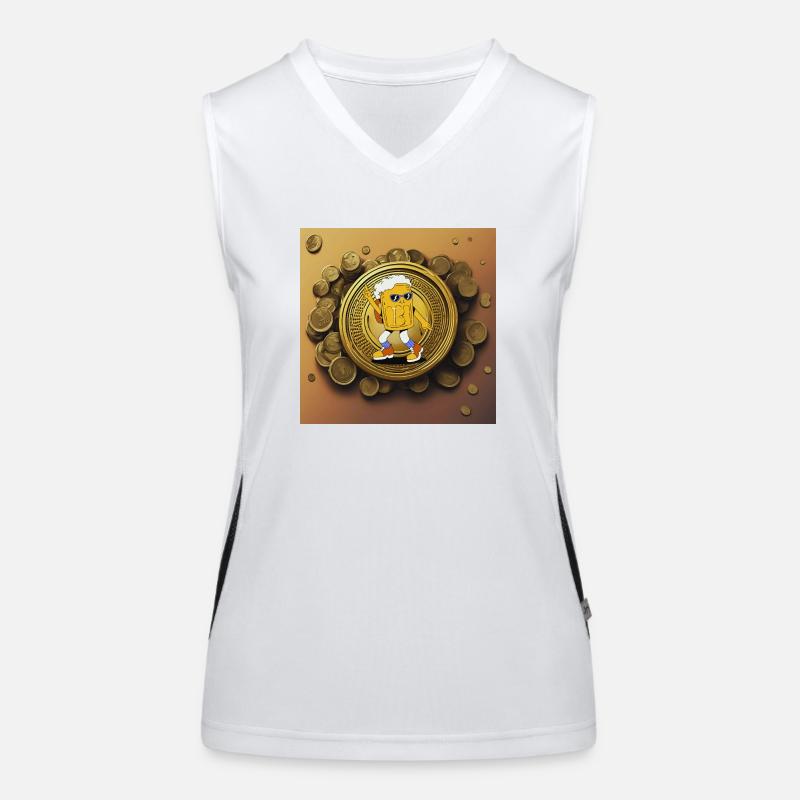 Dancing Beerman Women's Functional Contrast Tank Top