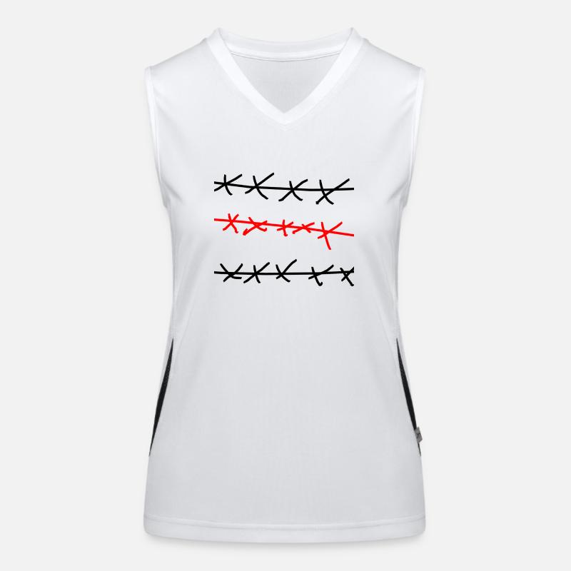 Nage libre Débardeur respirant contrasté Femme