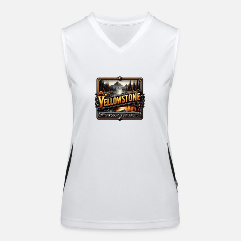 yellowstone Funktionelles Kontrast-Tank Top für Frauen