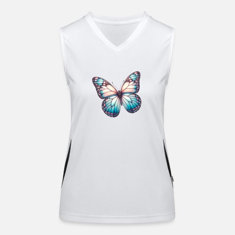 Papillon - Beauté Aérienne Débardeur respirant contrasté Femme