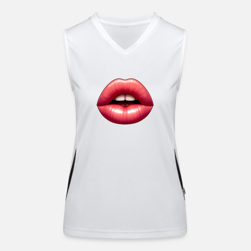 Plump lips Women's Functional Contrast Tank Top