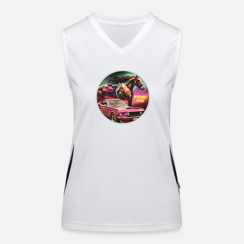 indompté Débardeur respirant contrasté Femme