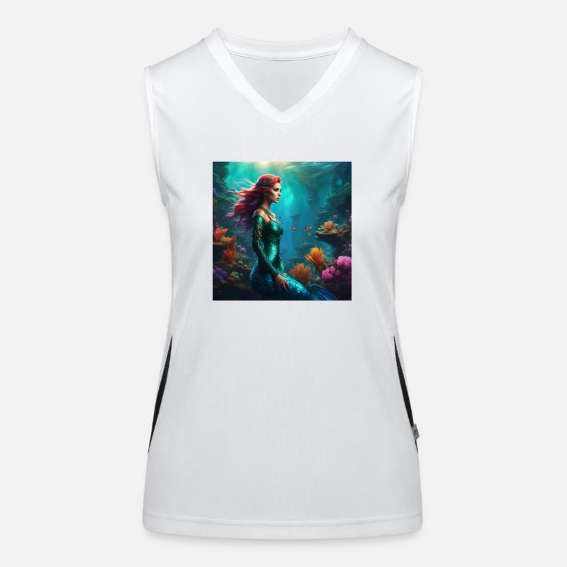 Mermaid Women's Functional Contrast Tank Top