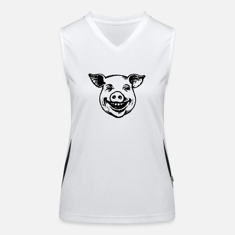 Cochon Cochon Débardeur respirant contrasté Femme
