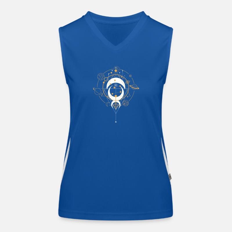 Cosmic Geometry Women's Functional Contrast Tank Top