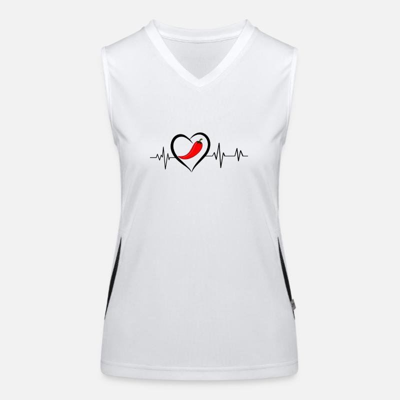 Heartbeat Chili Women's Functional Contrast Tank Top