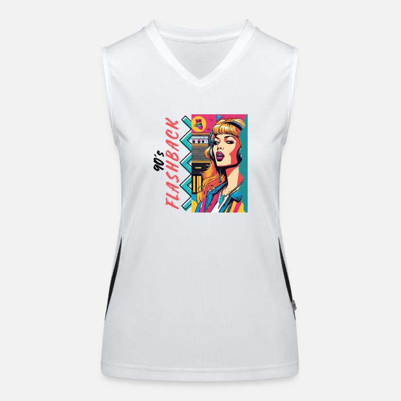 90 s Flashback Women's Functional Contrast Tank Top