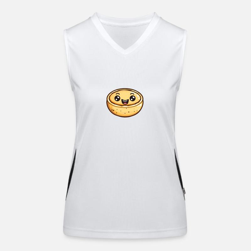 Cute Hummus Dip Women's Functional Contrast Tank Top