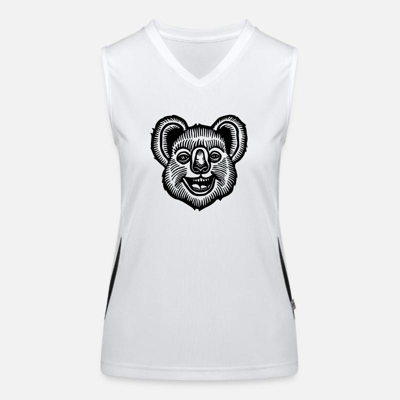 Koala Funktionelles Kontrast-Tank Top für Frauen