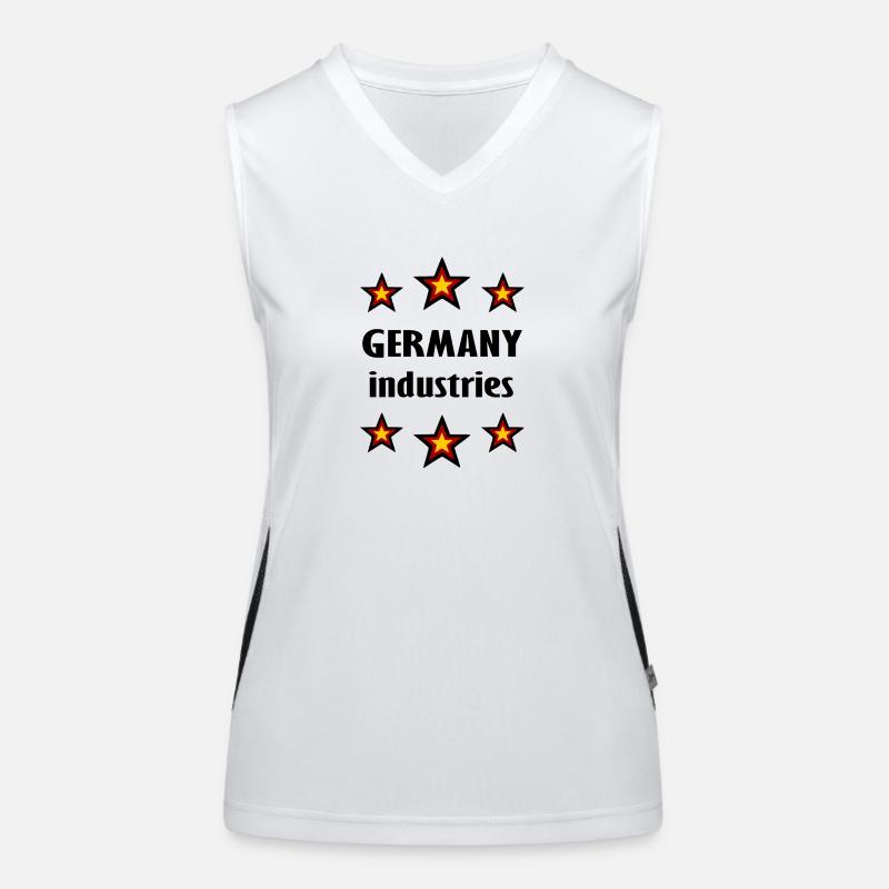 Die deutsche Industrie Funktionelles Kontrast-Tank Top für Frauen