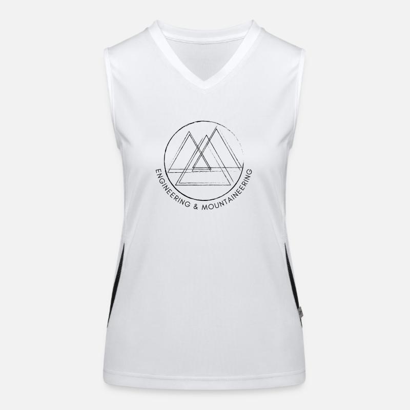 Mountains / Engineering and Mountaineering Women's Functional Contrast Tank Top