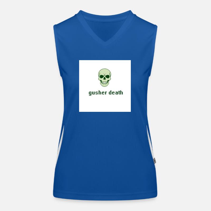 Gesunder Tod Funktionelles Kontrast-Tank Top für Frauen