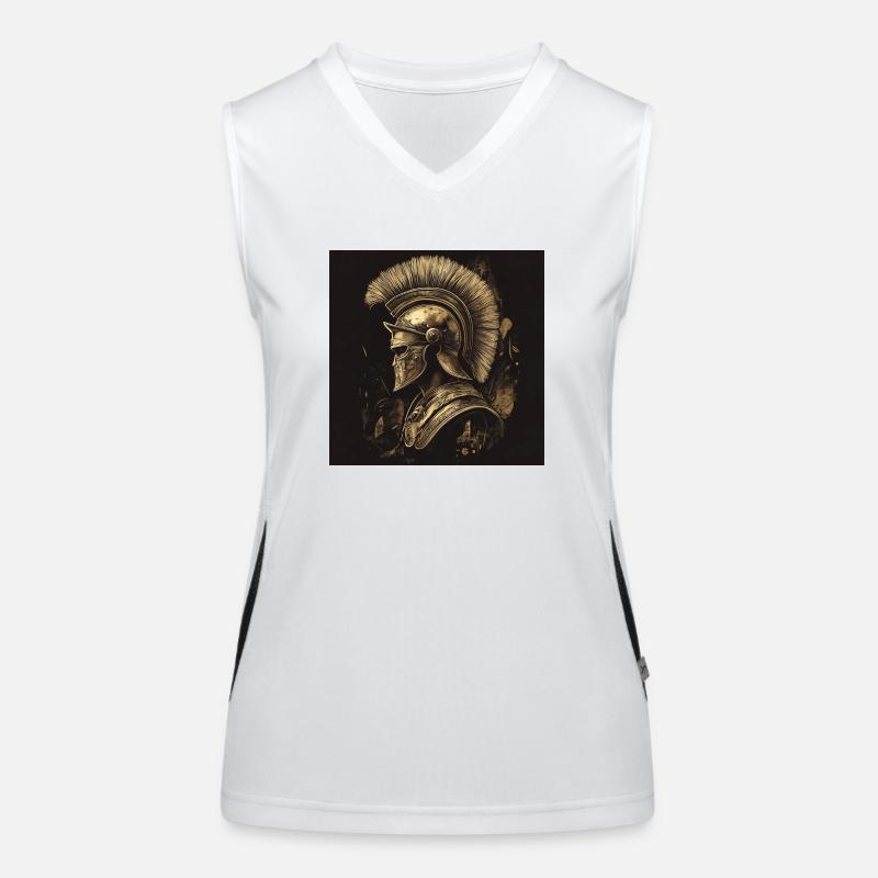 Krieger Funktionelles Kontrast-Tank Top für Frauen