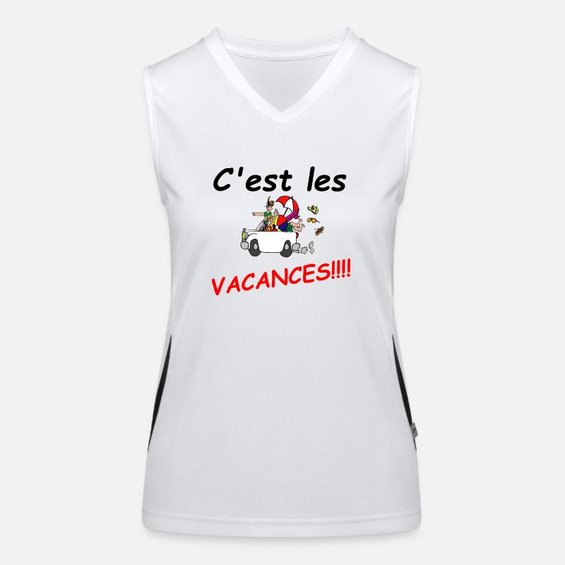 vacances Débardeur respirant contrasté Femme