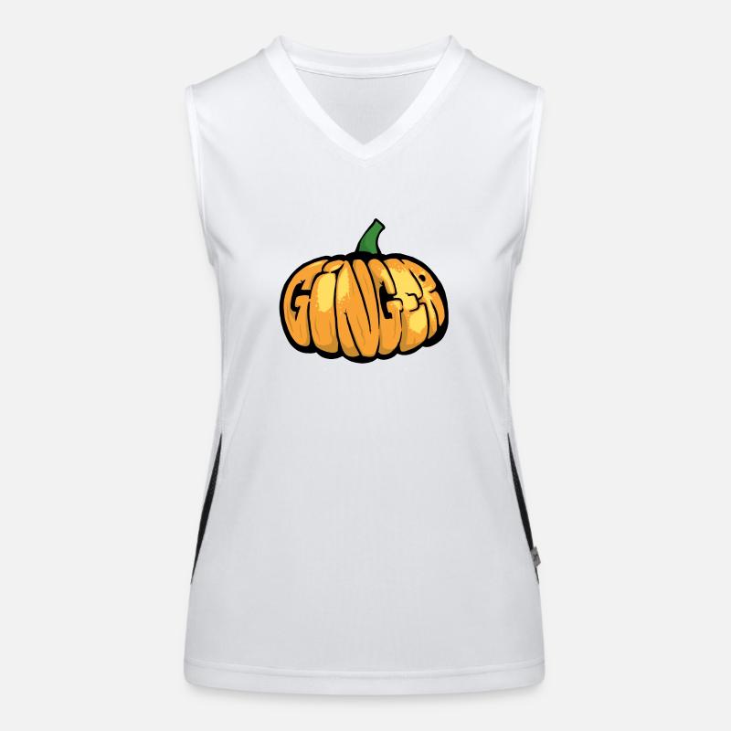 Pumpkin Ginger Graff Women's Functional Contrast Tank Top