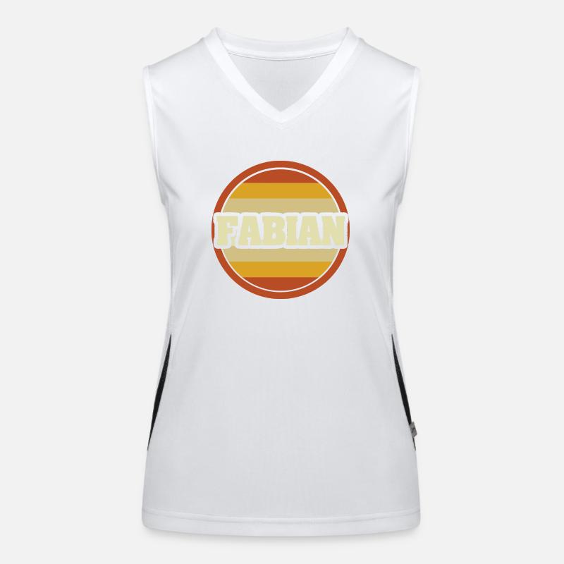 First name Fabian Women's Functional Contrast Tank Top