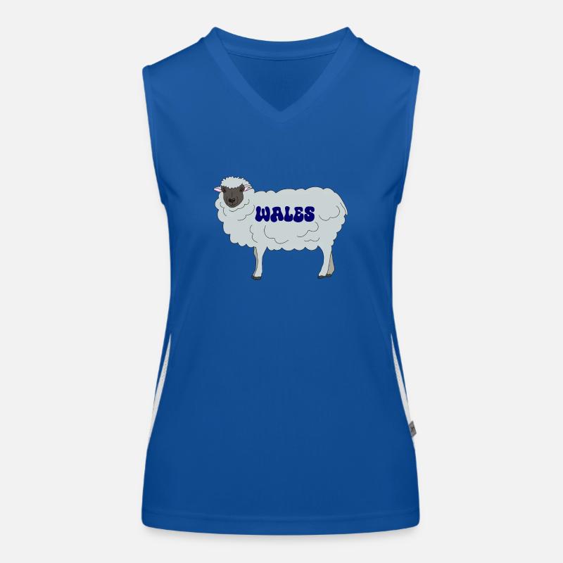 Wales Sheep Women's Functional Contrast Tank Top
