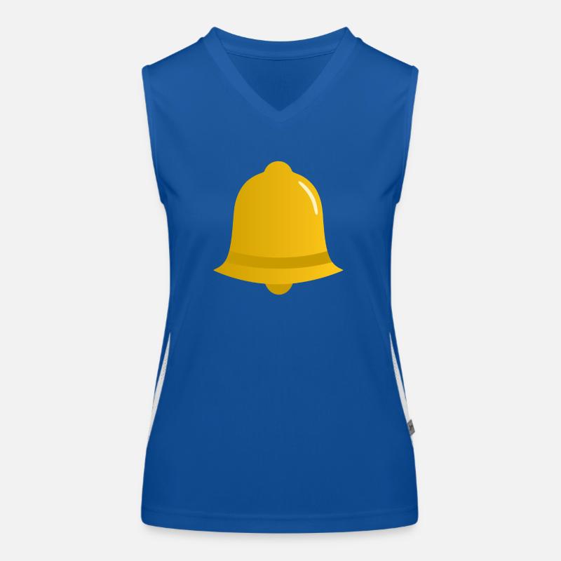 Weihnachtsglocke Funktionelles Kontrast-Tank Top für Frauen